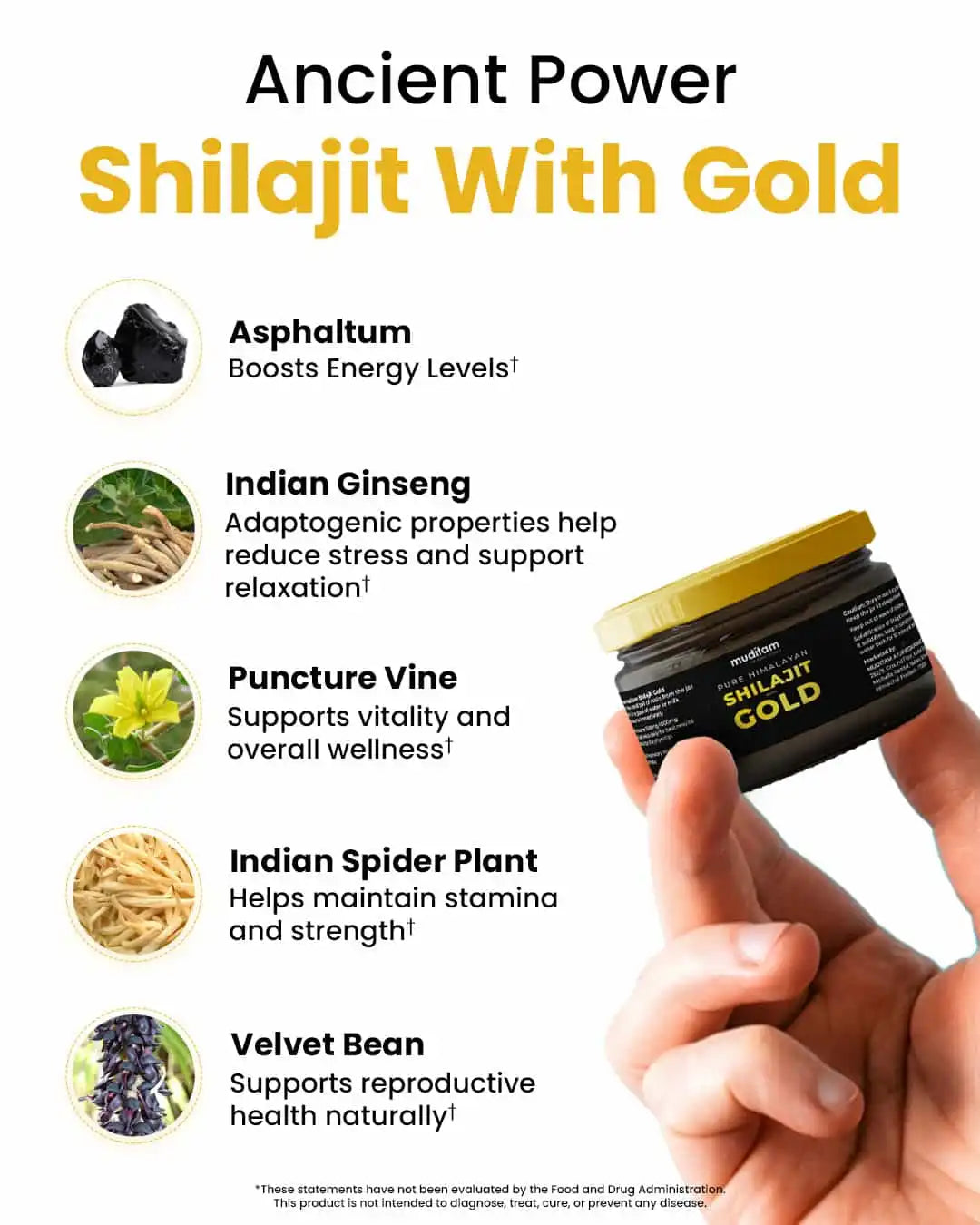 Shilajit with Gold